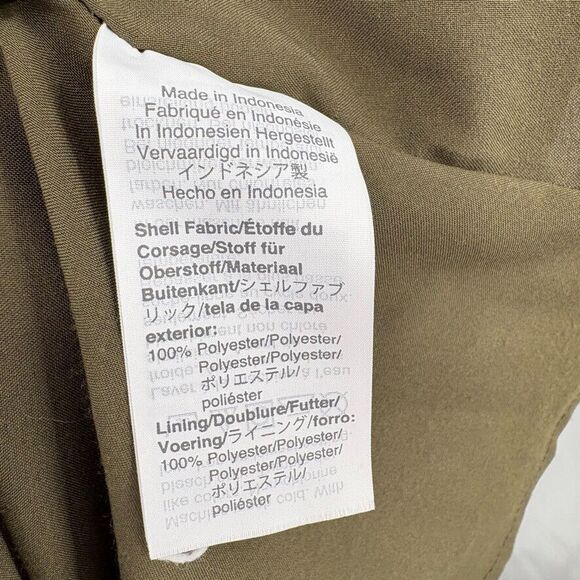 Madewell Cinch-Waist Tiered Midi Dress Sz XS Green Floral Peasant Boho - Picture 11 of 12